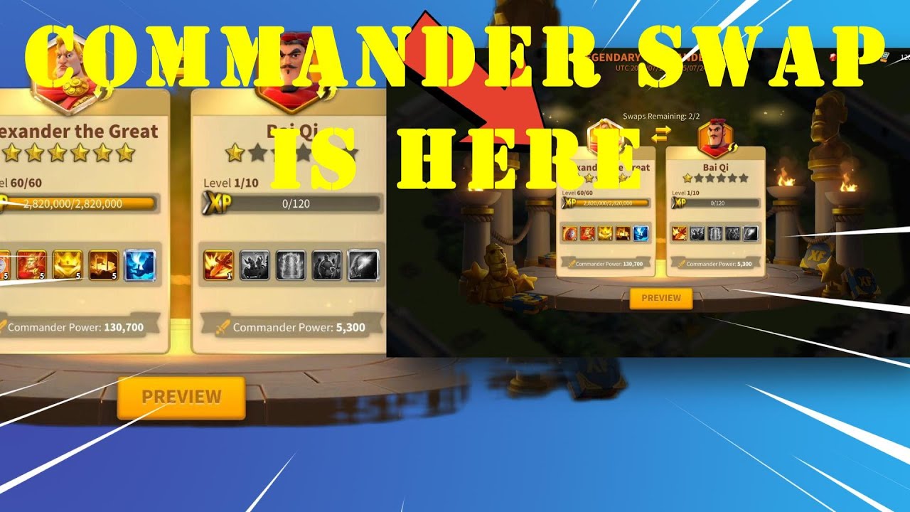 KvK 2 Is Over Commander Swap Is Here!!! In Rise Of Kingdoms