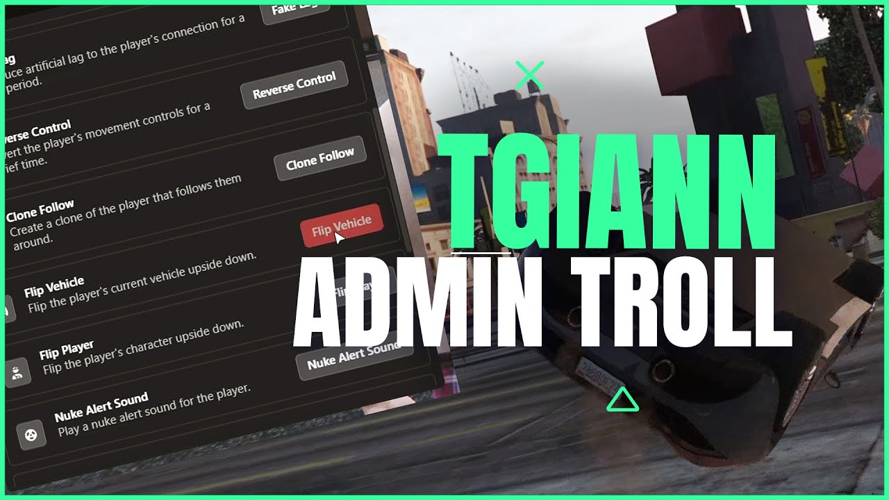 Fivem TGIANN Admin Troll Script