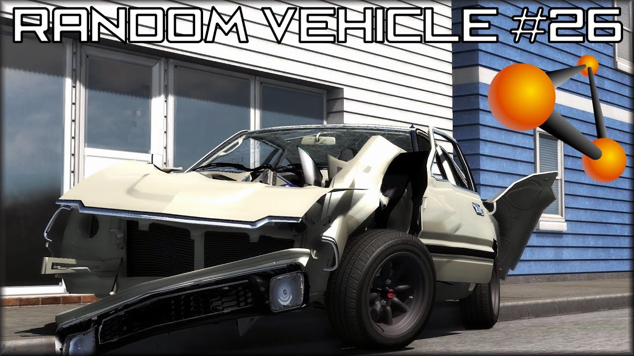 BeamNG Drive Random Vehicle #26 Crash Testing #134 - Insanegaz