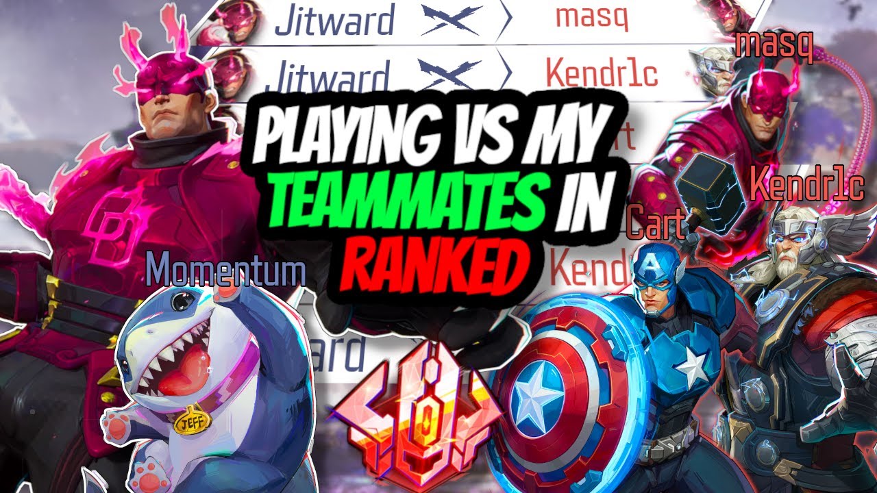 YWL vs YWL | PLAYING AGAINST MY TEAMMATES IN RANKED