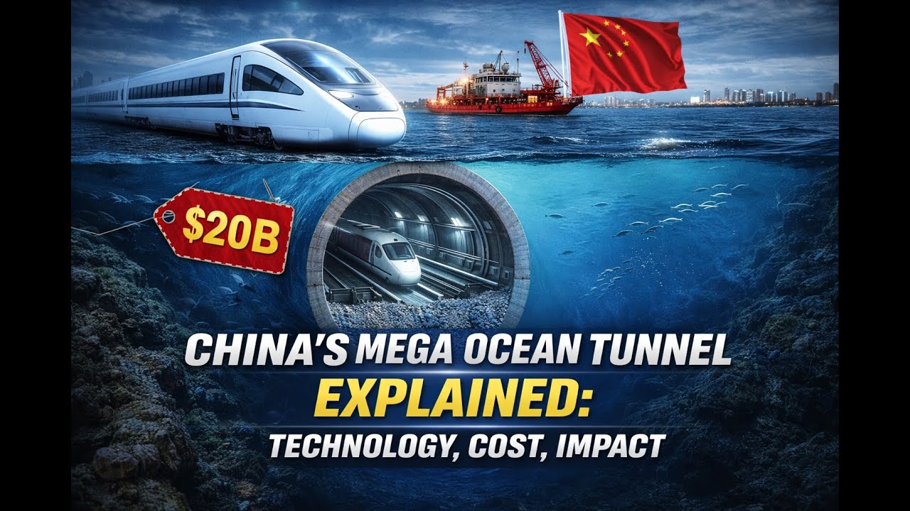 China&rsquo;s Mega Ocean Tunnel Explained: Technology, Cost, Impact