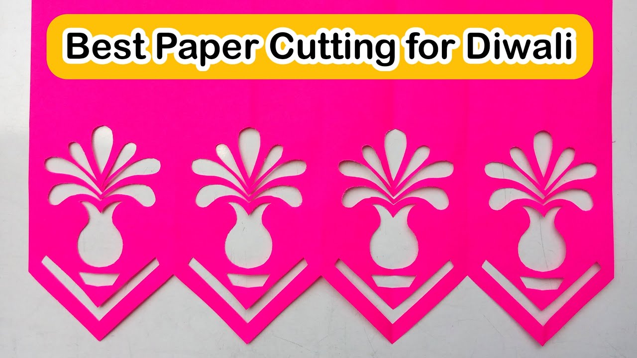Best Paper Cutting Design for Diwali Easy And Beautiful || Paper Cutting New Dijain