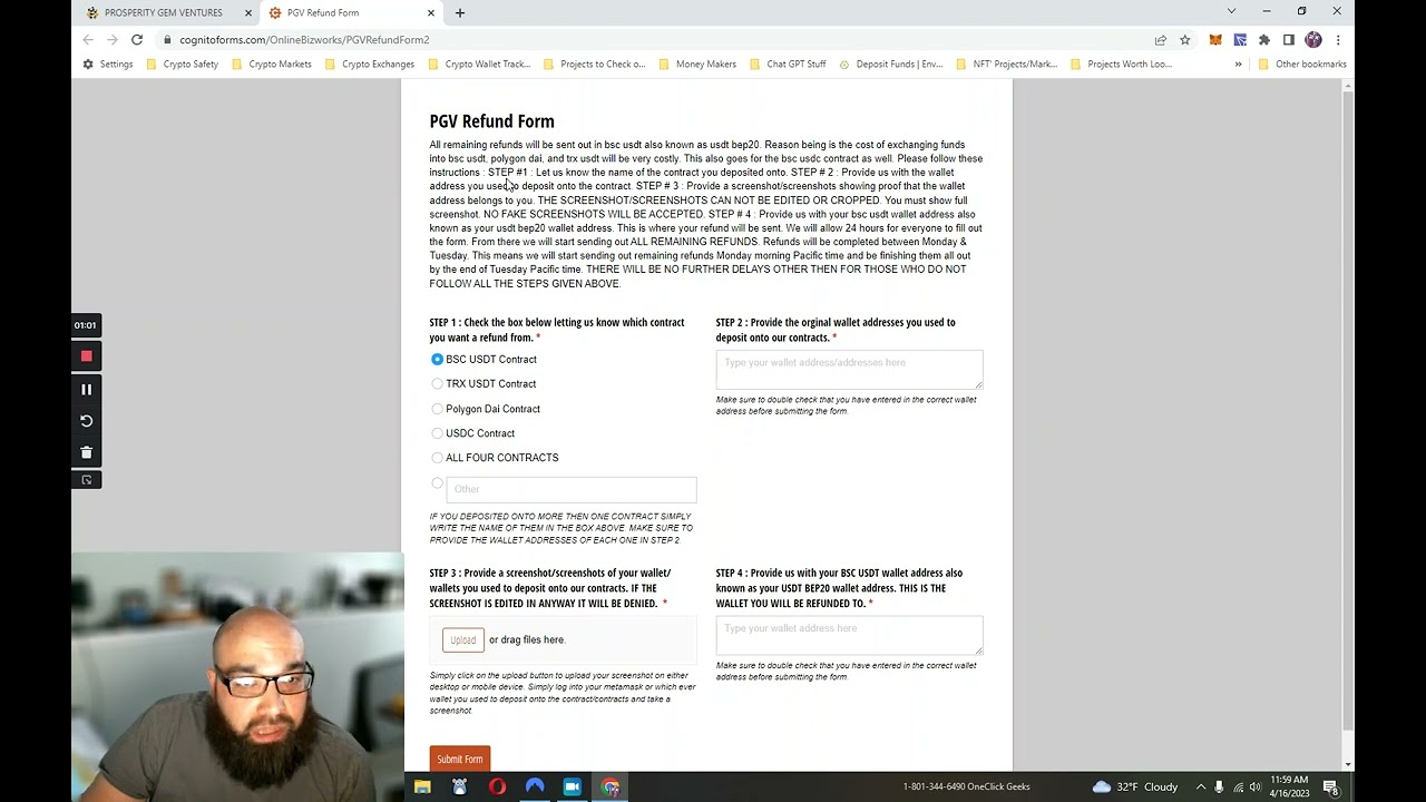 PGV Refund! Prosperity Gem Ventures! Scam or Refund!