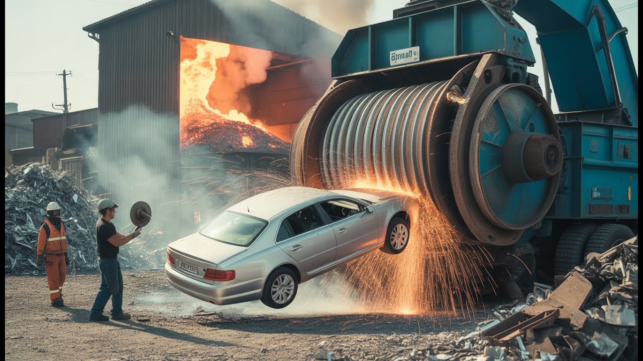Inside the Factory Turning Crushed Cars into High Strength Railway Steel (Full Documentary)
