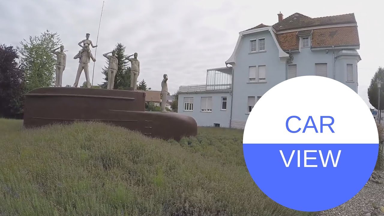CAR VIEW: Von Stockach nach Meßkirch in GERMANY