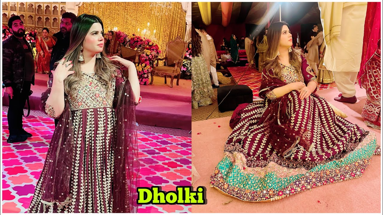 DHOLKI PE BOHAT MAZA AYA💕DRESS BOHAT STYLISH THA🥰