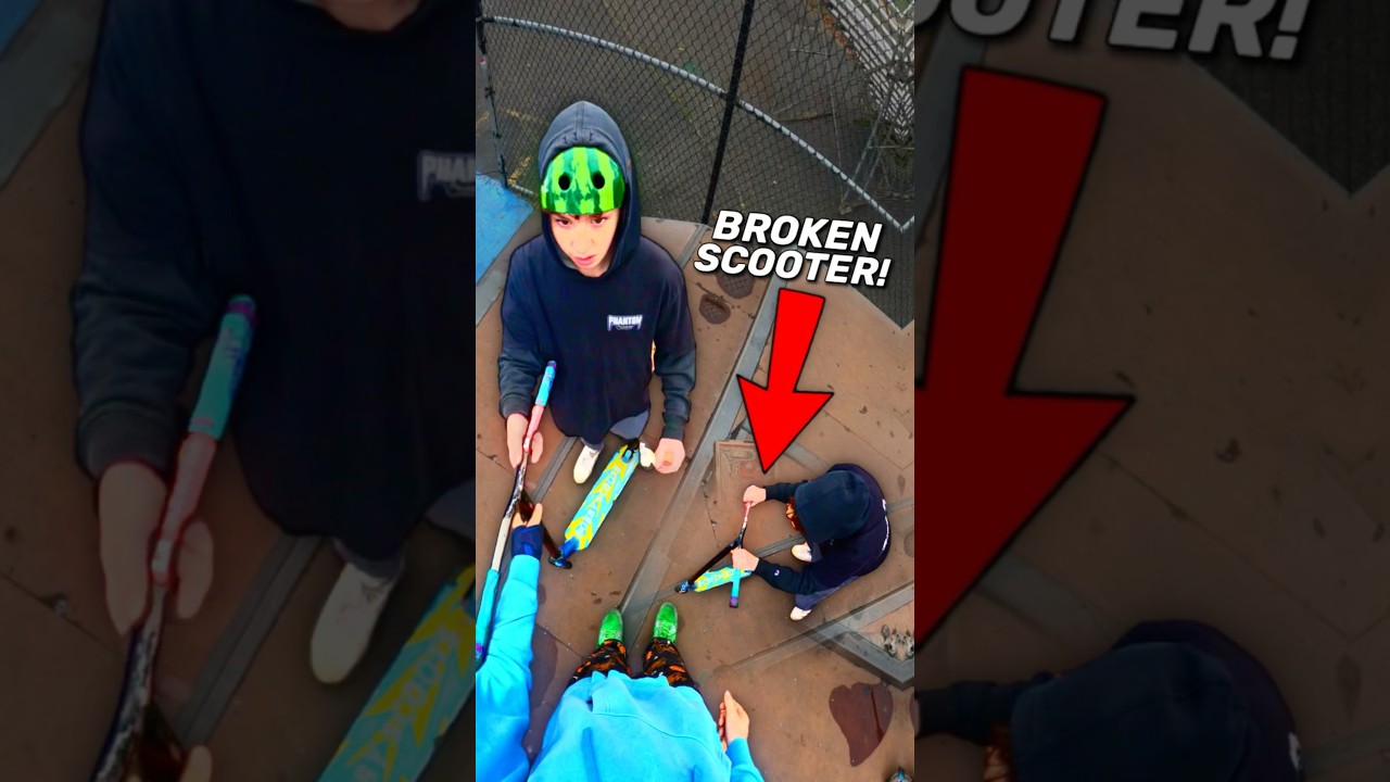 He BROKE my SCOOTER!😤
