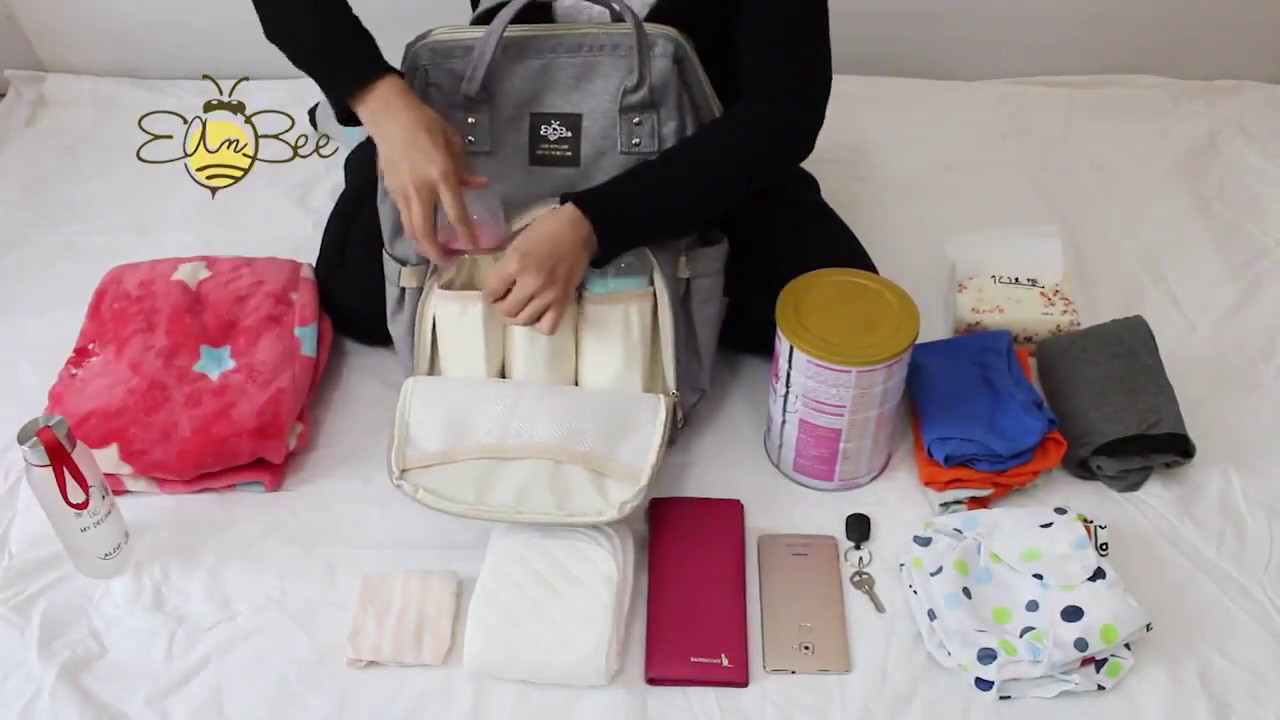Upgraded Diaper Bag Multi-Function Waterproof Travel Backpack Nappy Bags for Baby Care