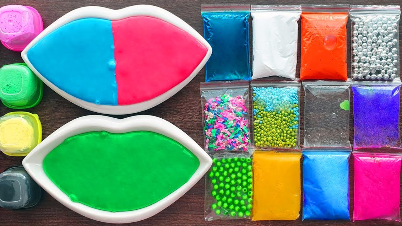 Making Relaxing Slime with Satisfying Bags