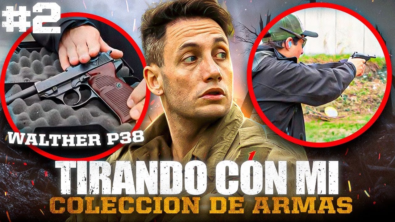 PROBANDO ARMAS DE LA SEGUNDA GUERRA MUNDIAL - Walther P38 #2