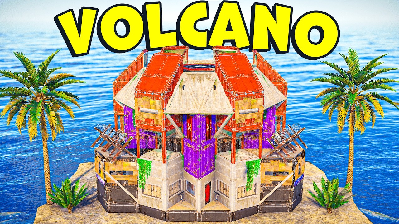 The VOLCANO. Circle Expansion - SHELL - ONLINE DEFENSE - rust base design