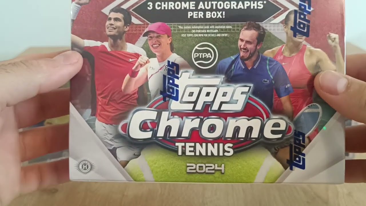 3 AUTOGRAPHS! 🎾 Topps Chrome Tennis 2024 Breakers Delight Box