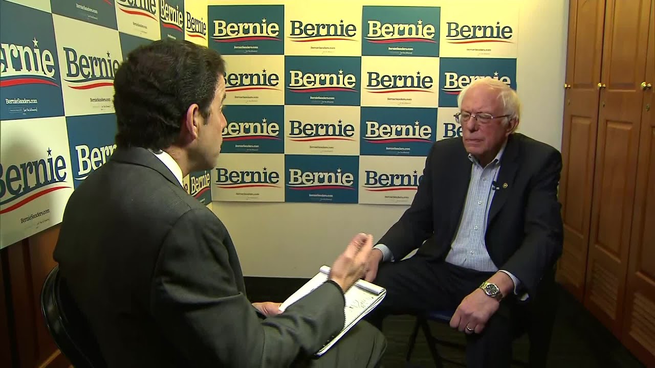 CBS 11's Jack Fink Talks With Democratic Presidential Candidate Bernie Sanders