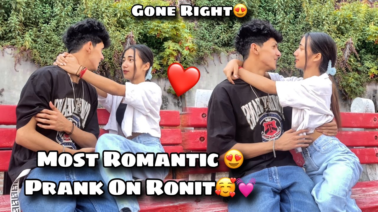Romantic Prank on RONIT😍💗| यह RONIT ने क्या किया🥰| Ronit K Fam
