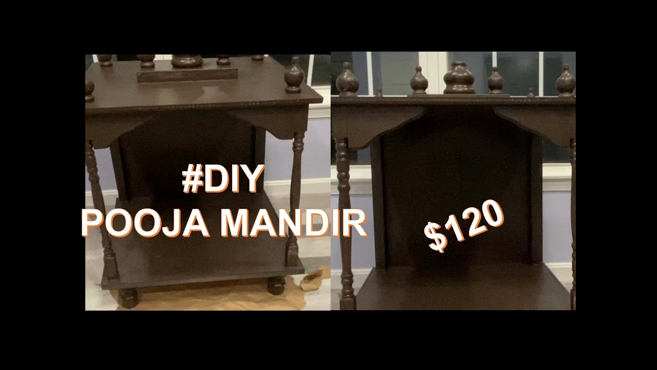 DIY Pooja Mandhir | Easy | Home made | $120    with product links