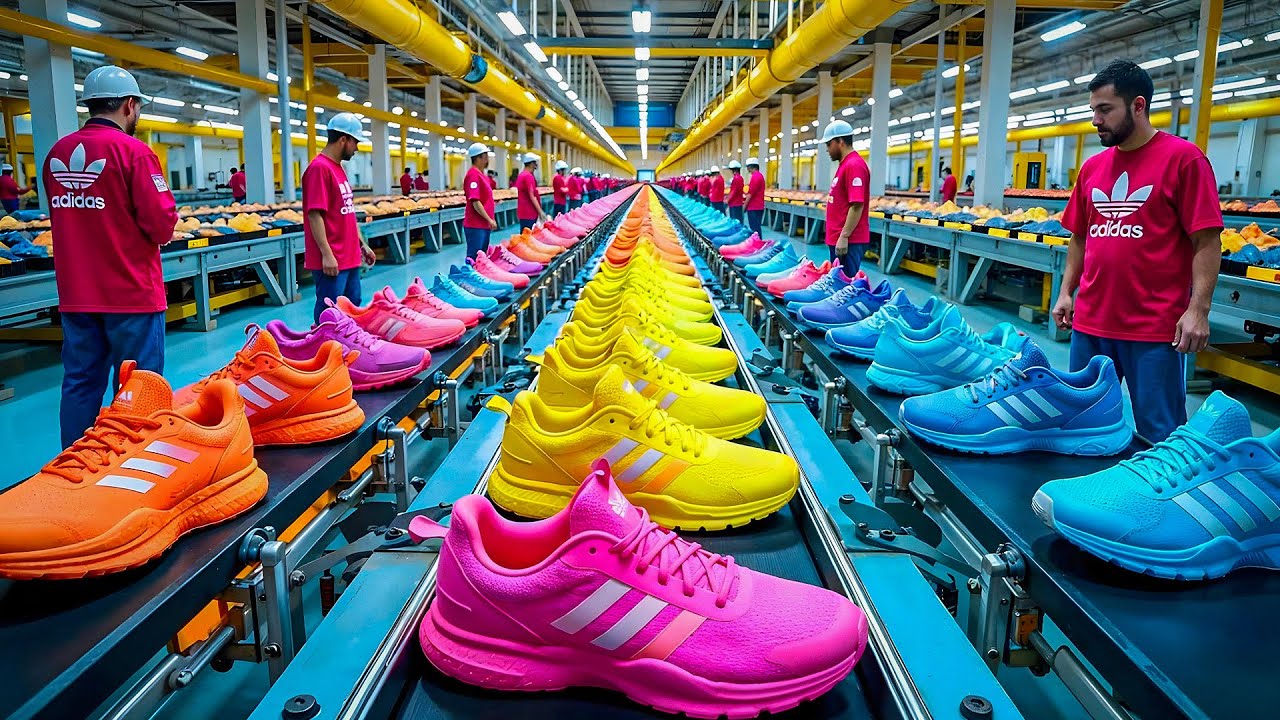¿Cómo se Fabrica las Zapatillas ADIDAS? | Proceso de Fabricación