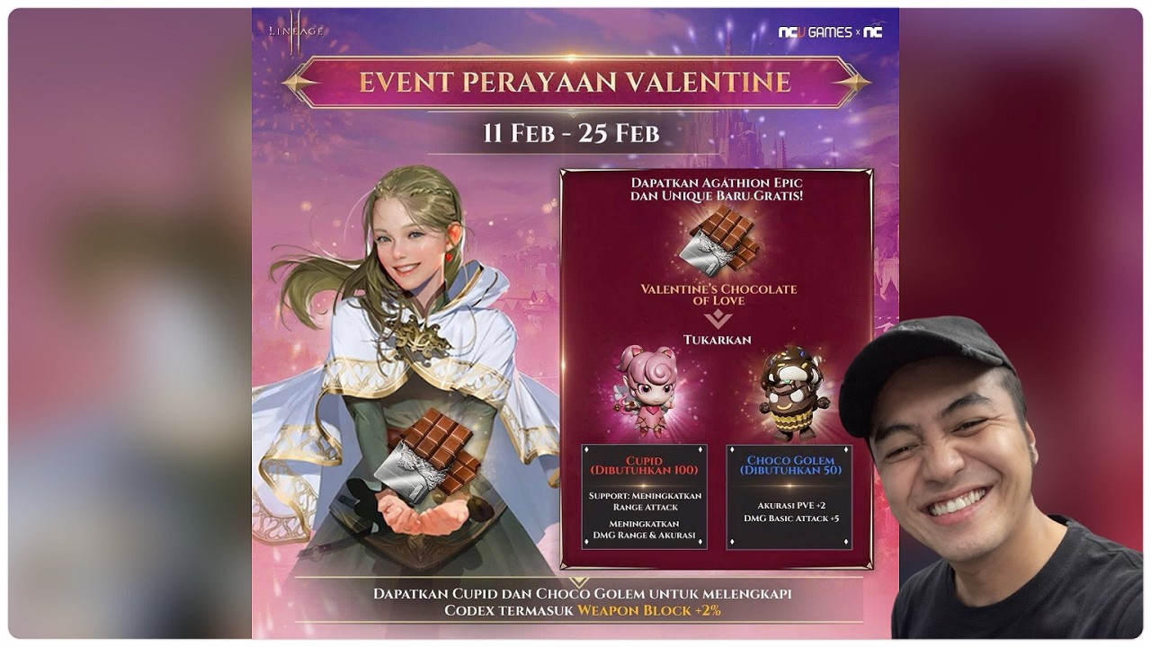 🧧✨ RABU INVASION! CLAN RALLY KEY DAH ADA DI HKTOPUP.ID   EVENT IMLEK & VALENTINE 💘 Lineage 2M !🐎