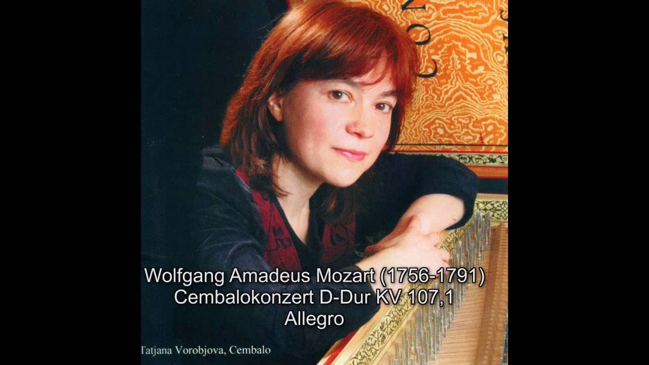 W.A. Mozart Cembalokonzert D Dur KV 107,1 - Allegro