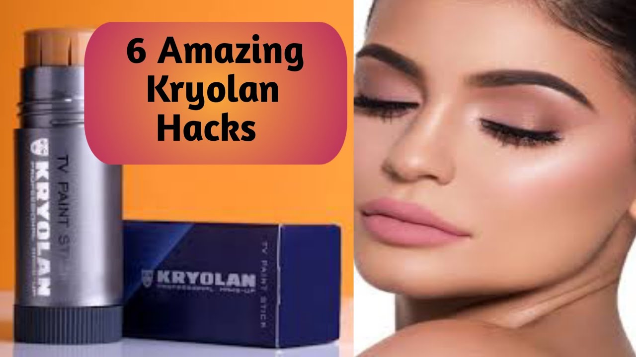 🎭 Kryolan TV Paint Stick Hacks You NEED to Know! 💄 #MakeupHacks # #KryolanHack #signaturebymadiha