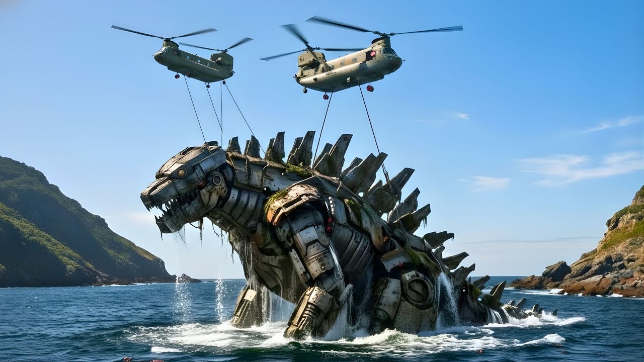 We Found a GIANT Mecha Godzilla Buried in the Deep Sea… Then Restored It to Full Power (ASMR)
