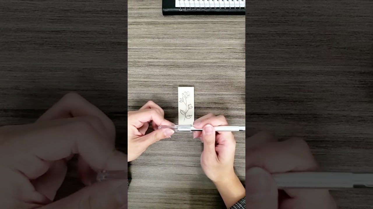 How to Make DIY Rubber Stamp w/ Jumbo Eraser | Quick & Easy Tutorial #shorts #diy #crafty #easycraft