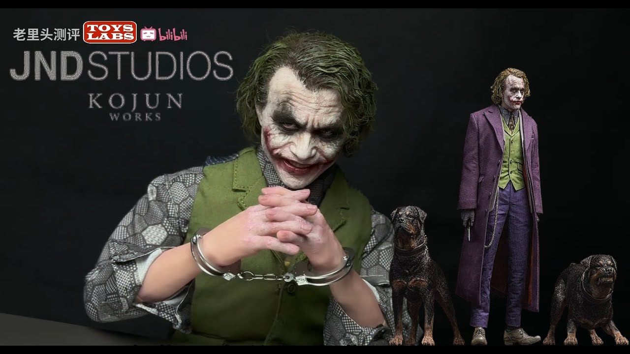 黑暗骑士 希斯莱杰 小丑 JND Studios & KOJUN WORKS 1/6 Joker Heath Ledger Action Figure Deluxe 2body Set