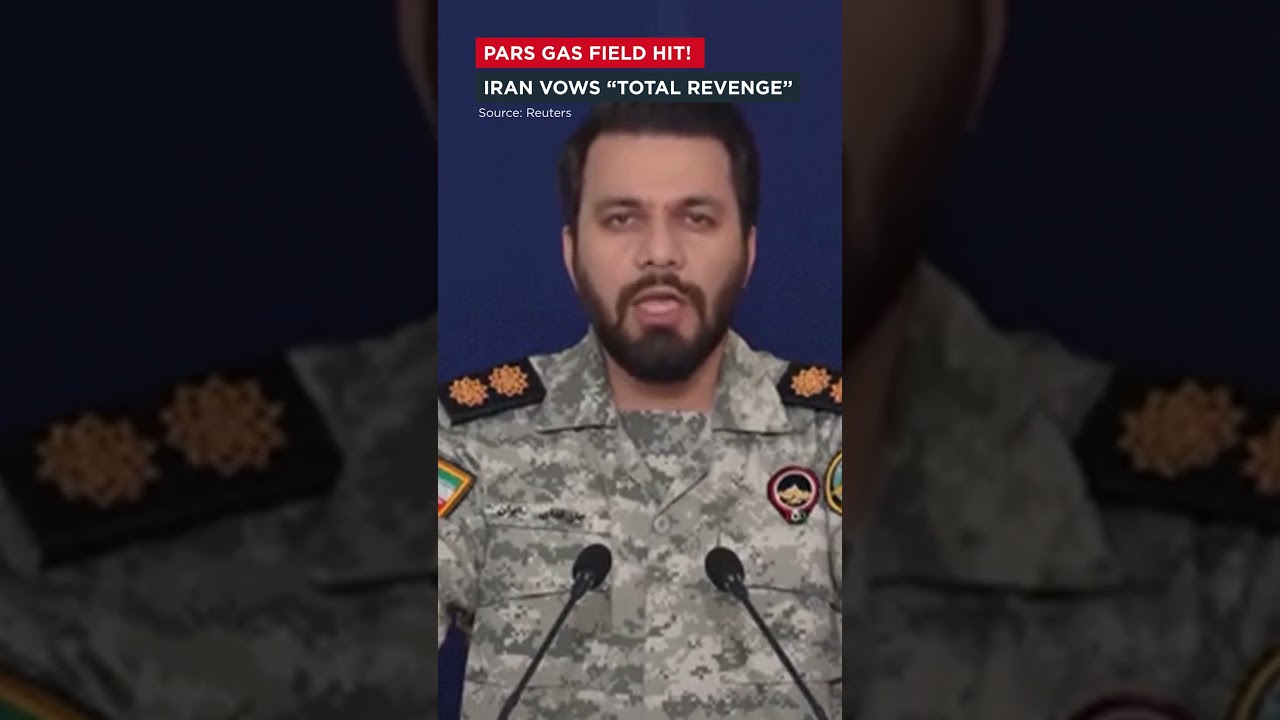 Iran Vows To Burn Gulf Energy Facilities To Ashes After Strike On Pars Gas Field | VERTEX