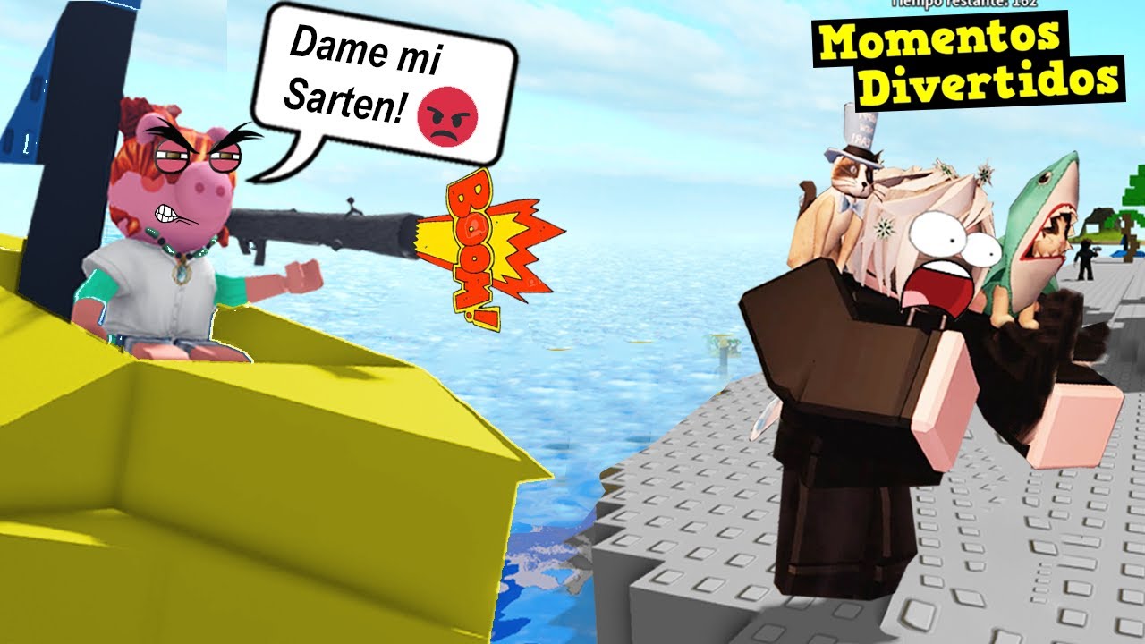 ⛵ Penny vs Dekuzam en PELEA de BARCOS ROBLOX Momentos Divertidos (PILFERING PIRATES Roblox) 🤣