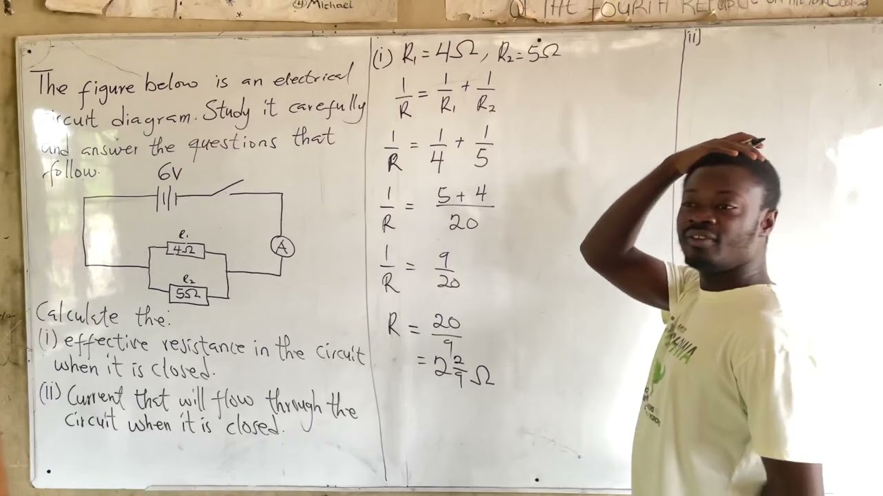 WAEC Circuit Question Solved Step-by-Step | Physics Made Easy! ⚡  