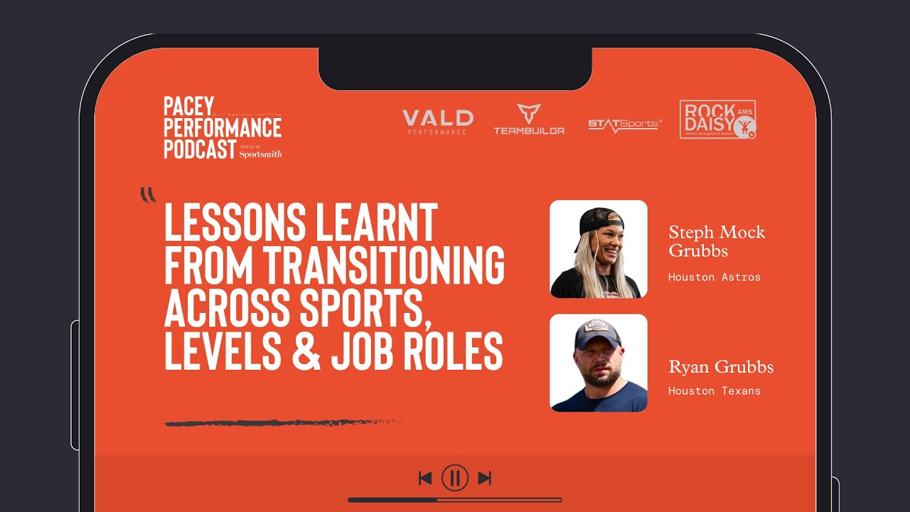 lessons learnt from transitioning across sports, levels & job roles