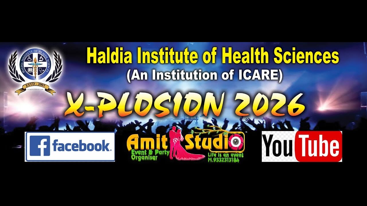 Amit Mishra LIVE  Haldia Institute of Health  Sciences  X-PLOSION 2026  Amitstudio Haldia 9332313184