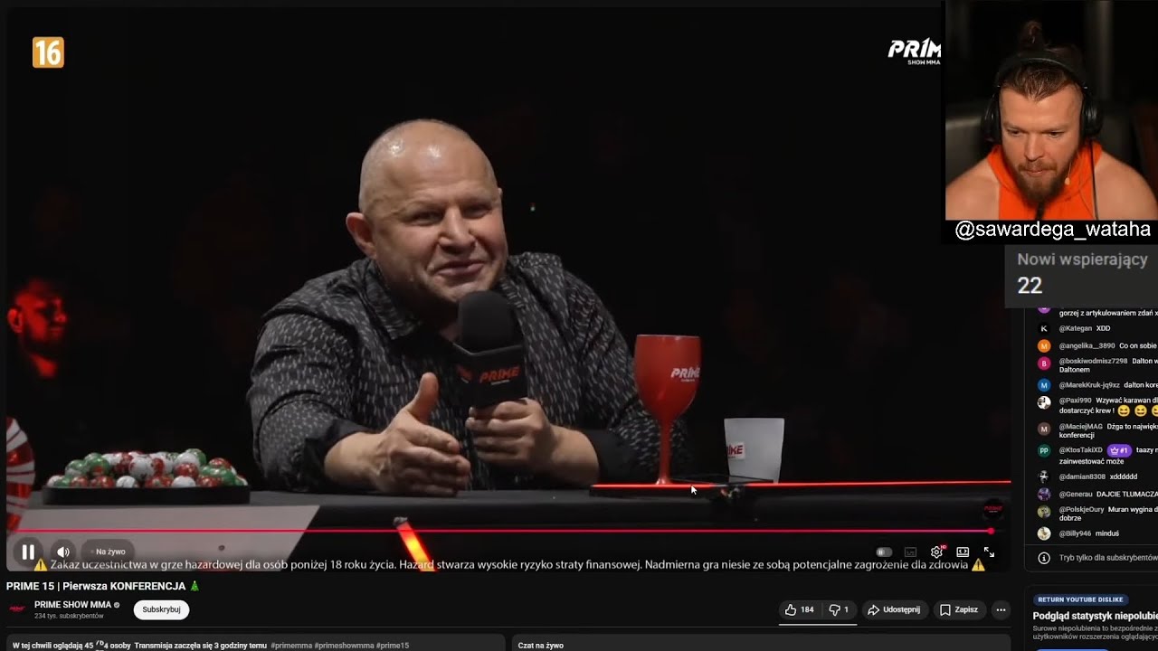 Wardęga REAGUJE na PRIMME MMA15! Murański VS TakeFun, Tańcula, Tazy i Arab – NAJOSTRZEJSZE DYMY!