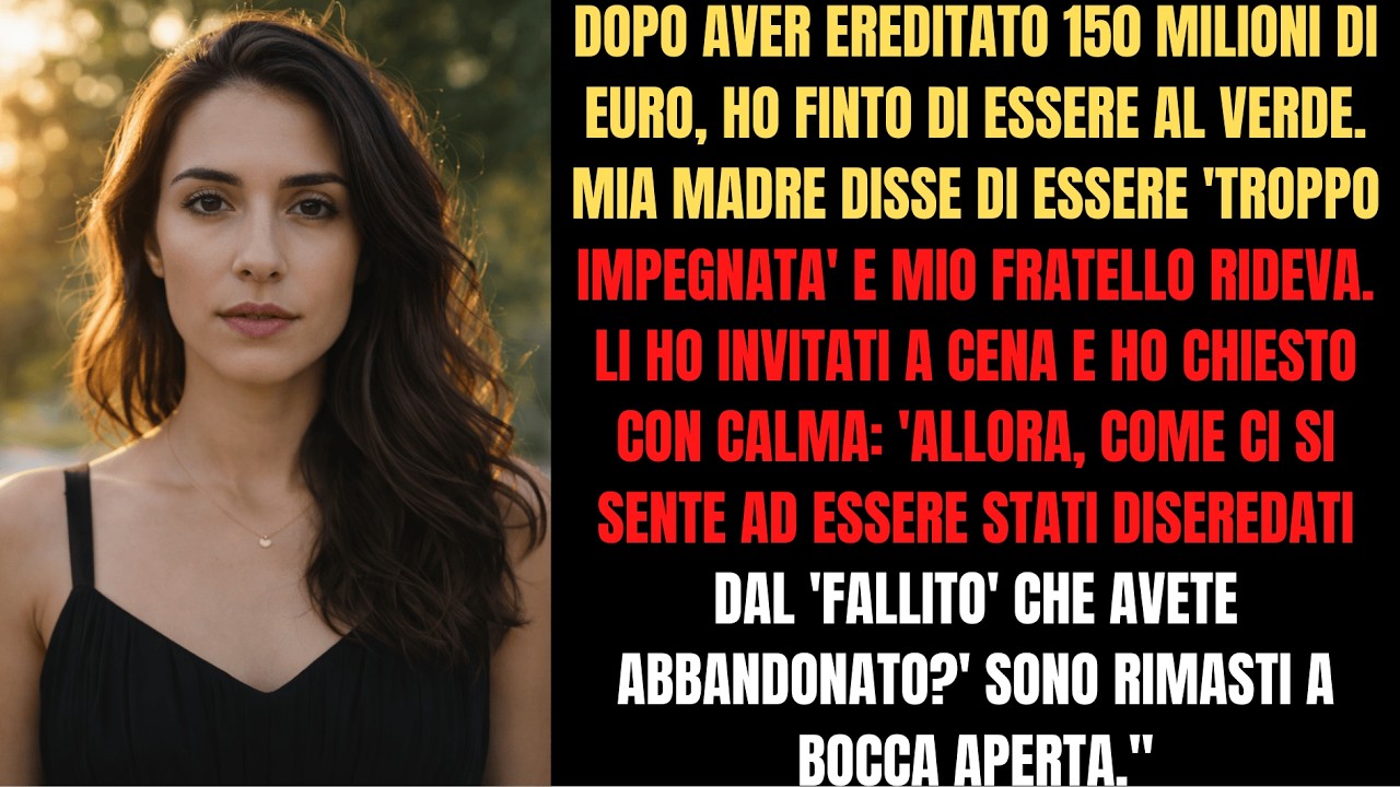 Fingo di Essere Povera dopo aver Ereditato 157M€: La Vendetta Perfetta!
