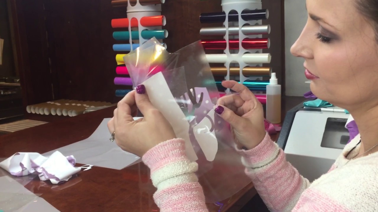 How to install printed HTV on a T-shirt