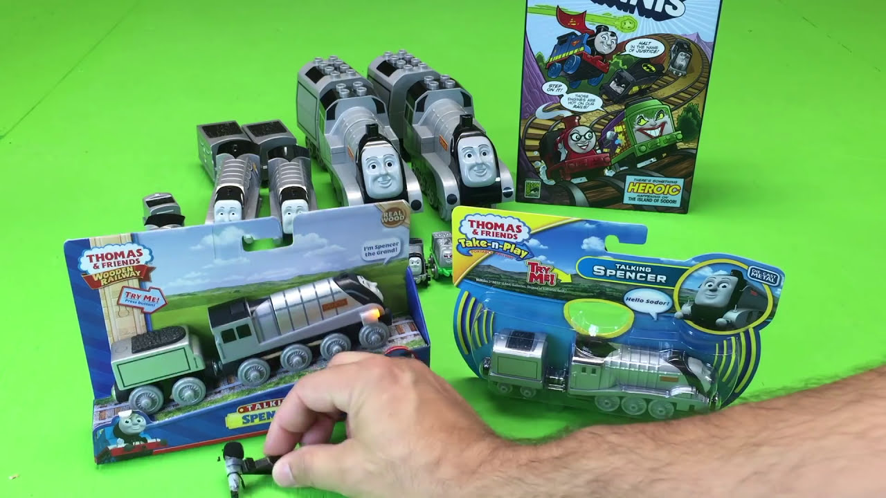 ГОВОРЯЩИЙ СПЕНСЕР — Take N Play и дополнения к деревянной железной дороге Томаса