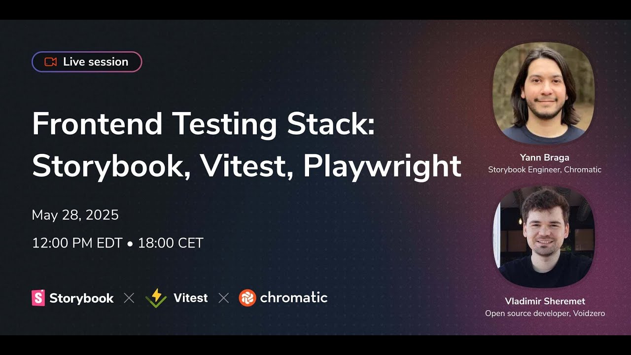 Frontend Testing Stack: Storybook, Vitest, Playwright