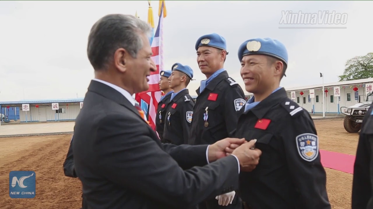 574 missions! Chinese peacekeeping police in Liberia honored with UN medals