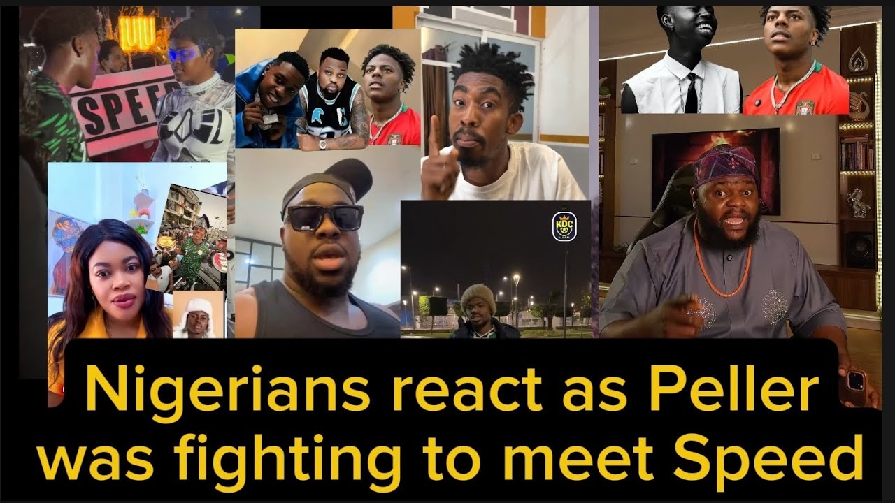 Ishowspeed's security bounce Peller back,Nigerians react #streamer#tiktolk#peller#speed