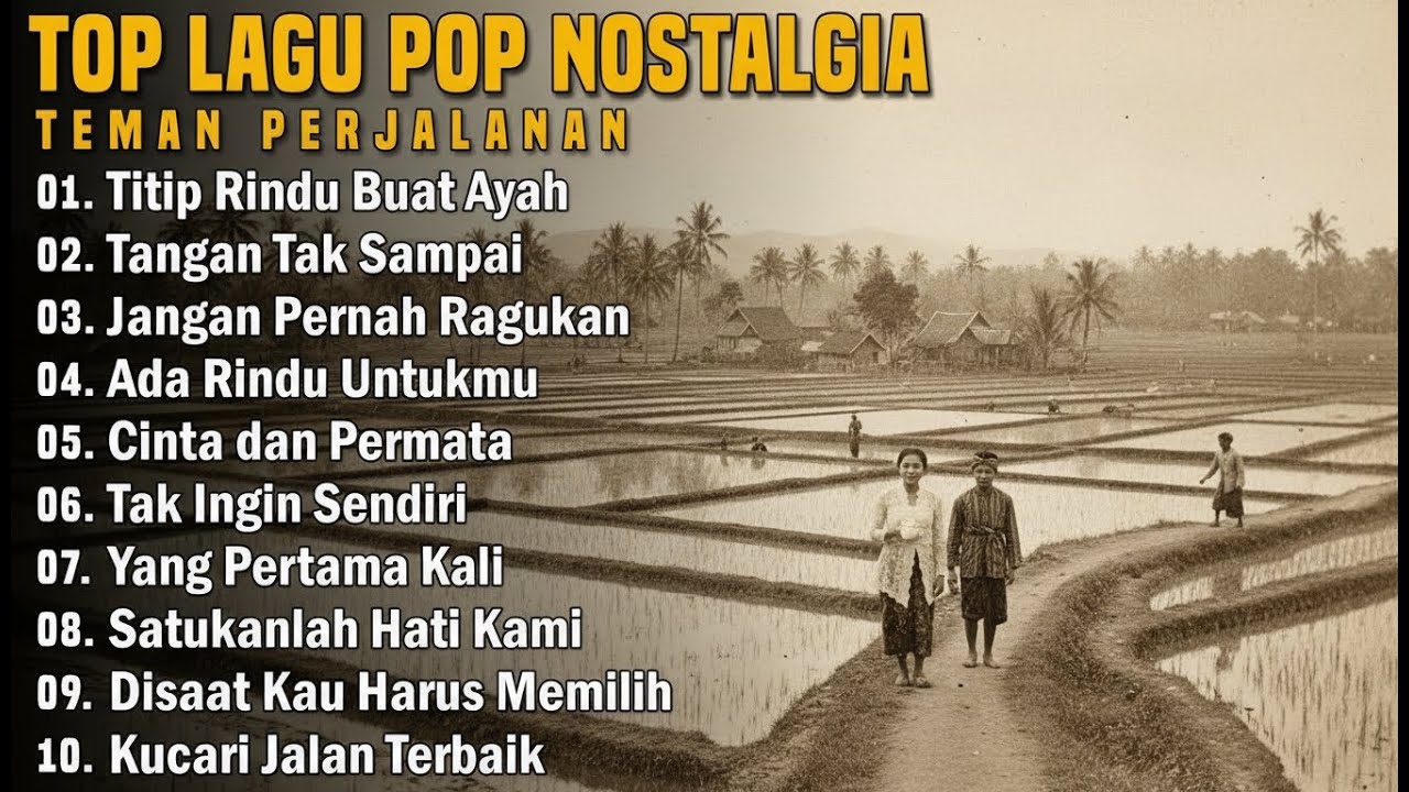 TEMBANG KENANGAN POP LAWAS 80 – 90AN | LAGU NOSTALGIA LEGENDARIS TEMAN PERJALANAN