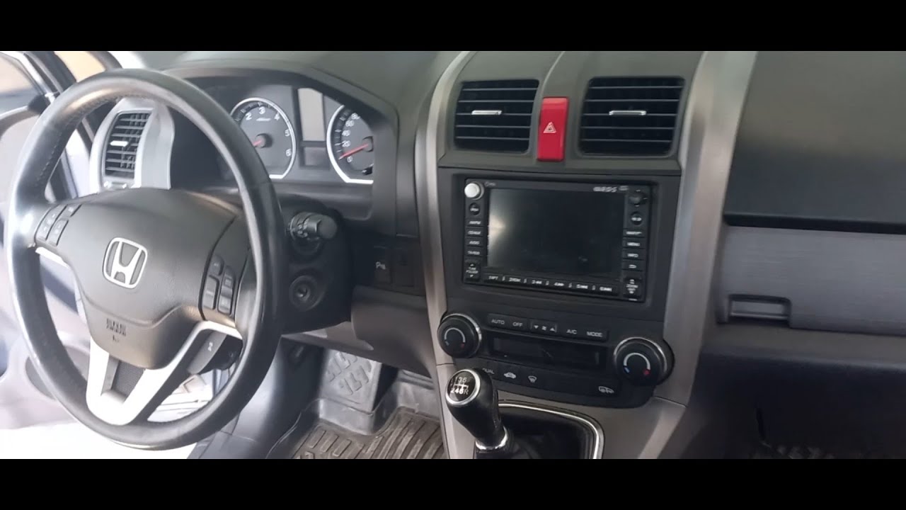 Как снять магнитолу на Honda CR-V III