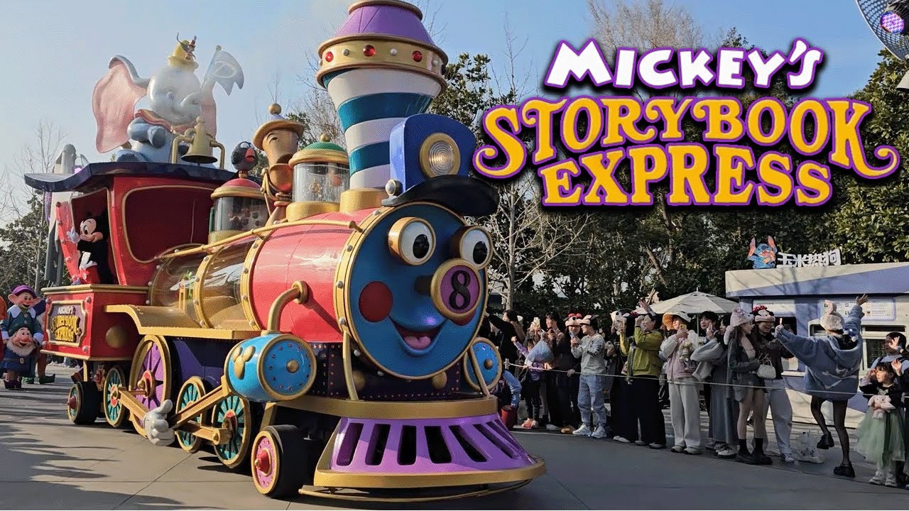 Mickey’s Storybook Express Parade at Shanghai Disneyland 2025
