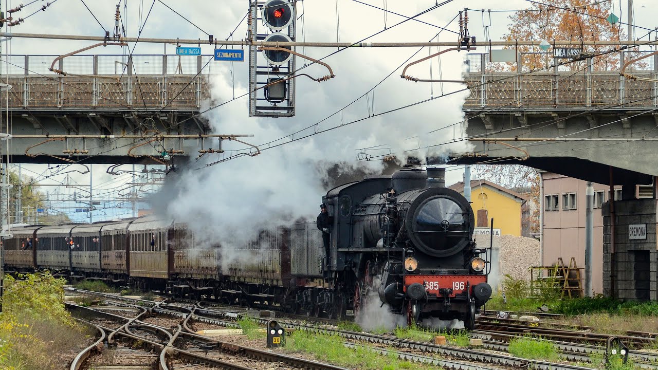 TRENI STORICI nella bassa con la 625 177 e la 685 196 a Novembre 2017