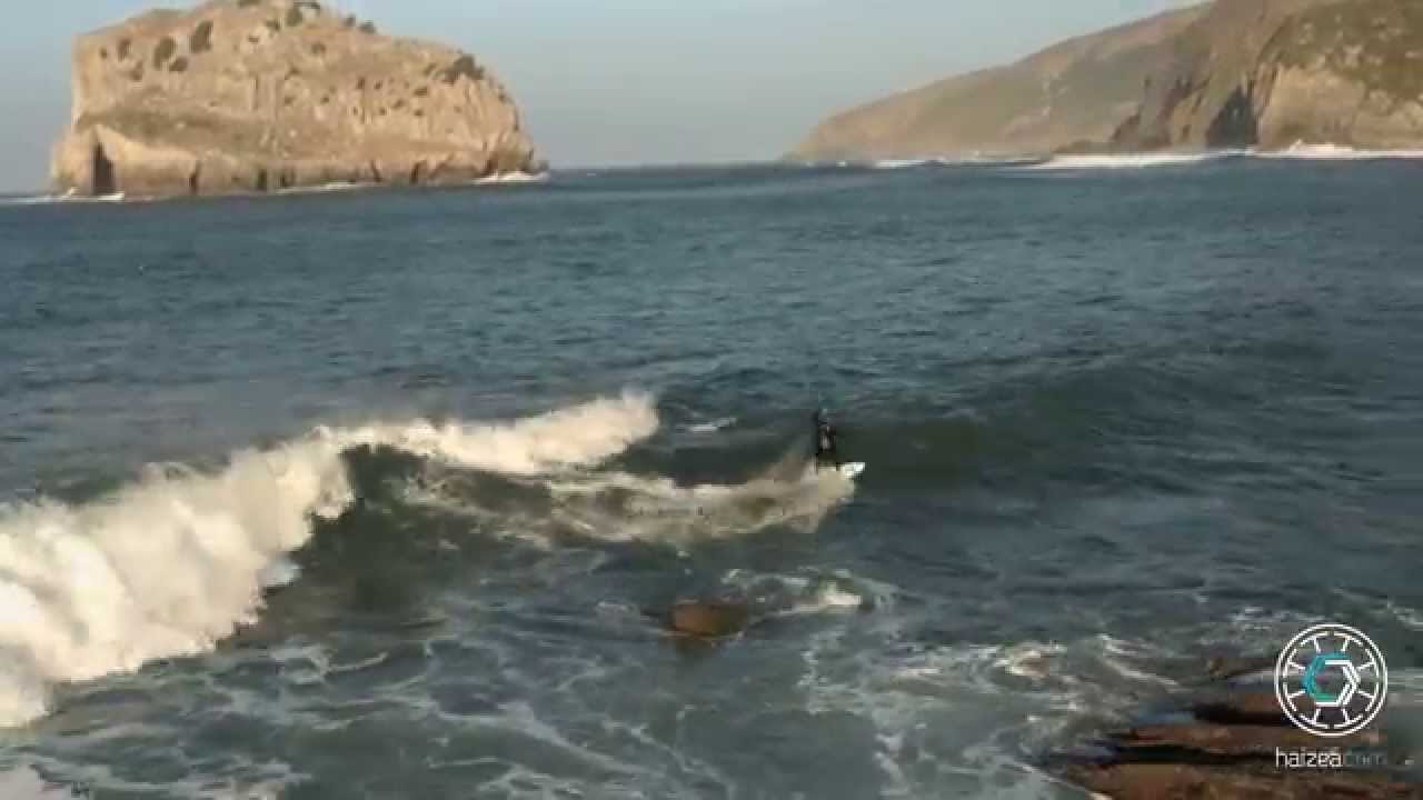 Kepa Acero & Haizeacam - Surfing at San Juan de Gaztelugatxe