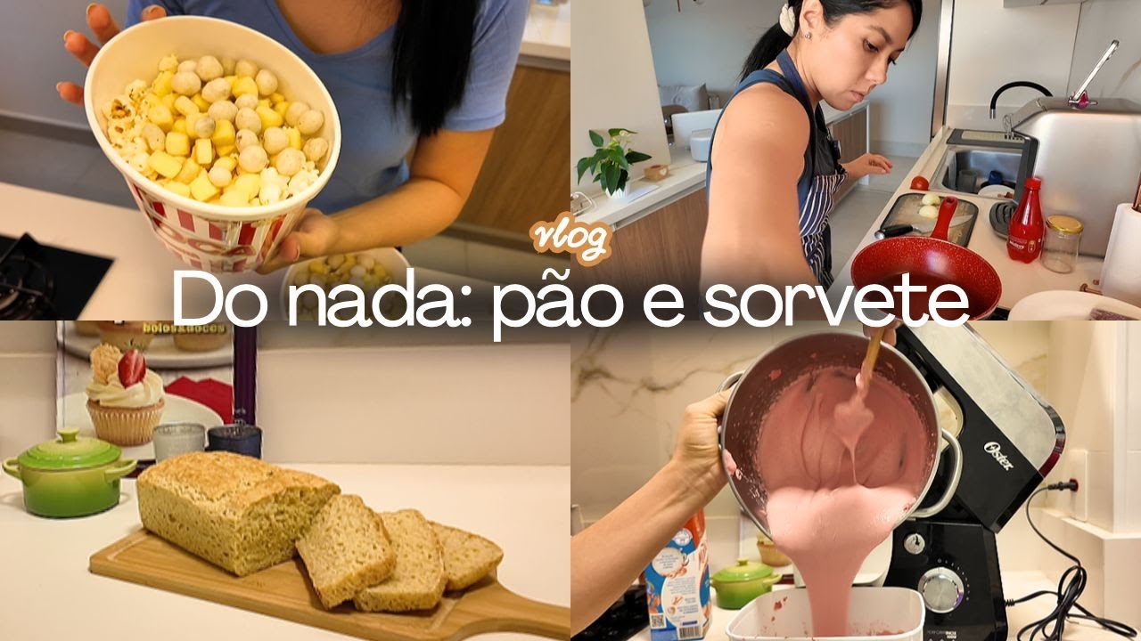 Era pra ser um domingo de preguiça, mas rendeu pão e sorvete