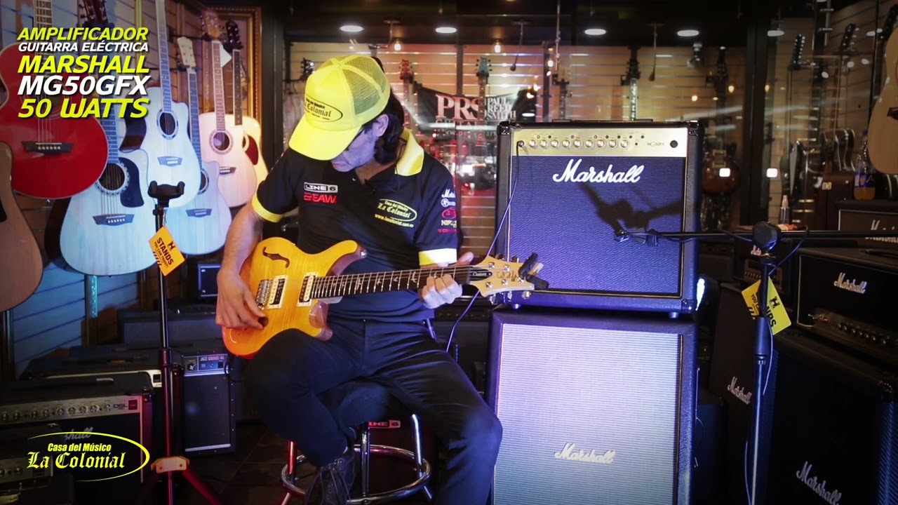 Amplificador Marshall MG50GFX - La Colonial