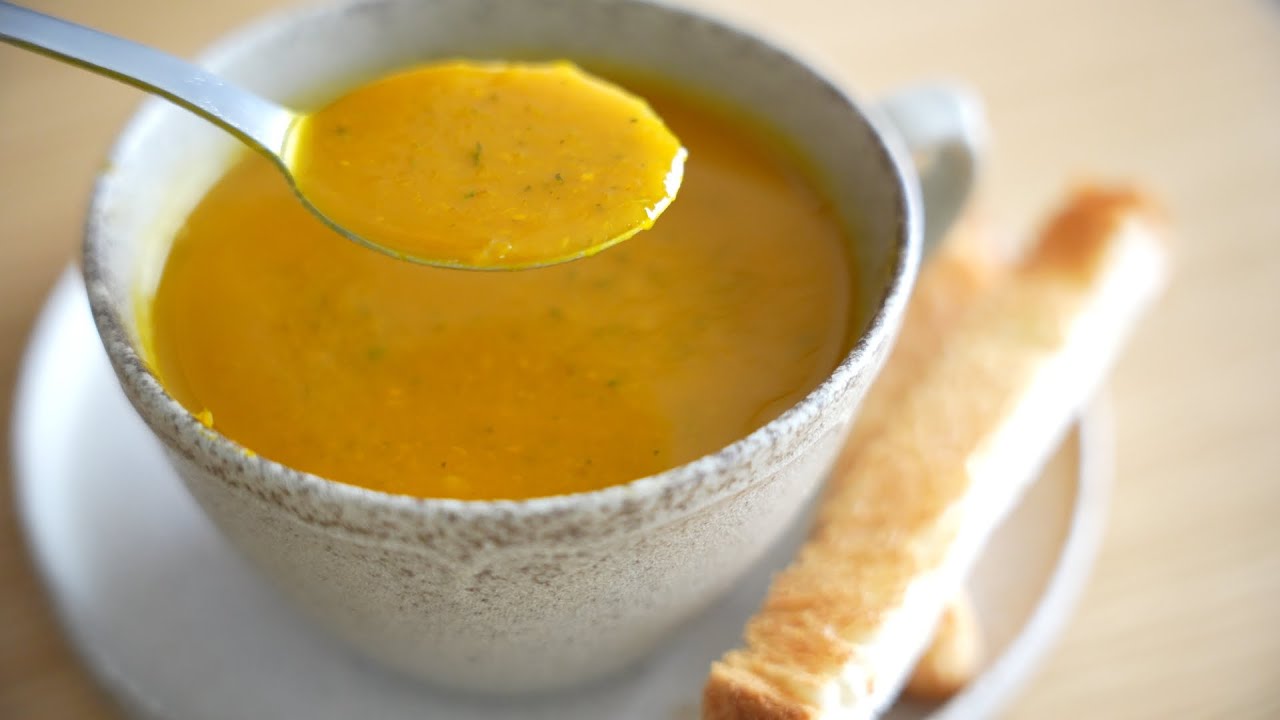 Dairy-Free & No-MSG ｜Pumpkin potage｜かぼちゃポタージュ｜乳製品・化学調味料不使用