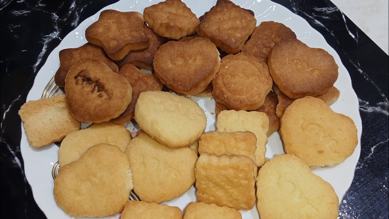 بسكويت ال 10 دقايق ب كوبايه دقيق و شويه سكر هتعملي بسكويت خيالي 😋😋💚