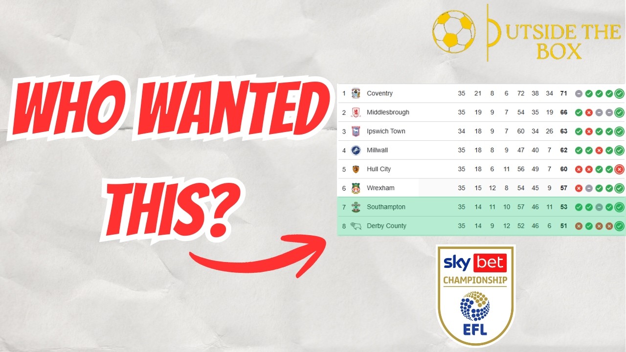 EFL championship playoffs to EXPAND to 8 teams?