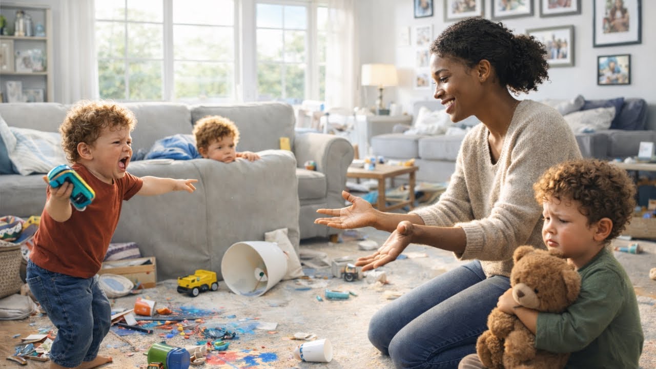 NO MAID SURVIVED A DAY WITH THE BILLIONAIRE’S TRIPLETS.. UNTIL THE BLACK WOMAN ARRIVED AND DID WHAT