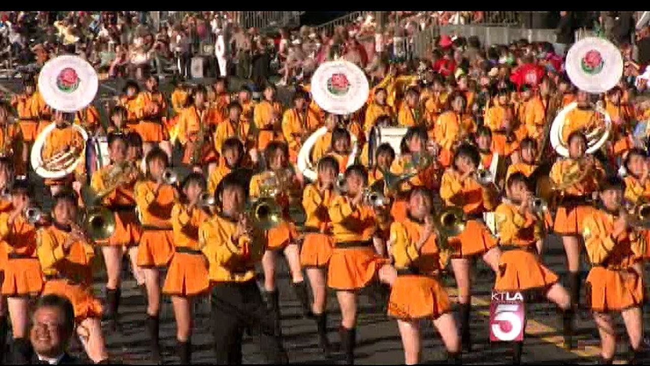 2012 ローズパレード - 京都橘中学・高等校選抜グリーンバンド他 - KTLA